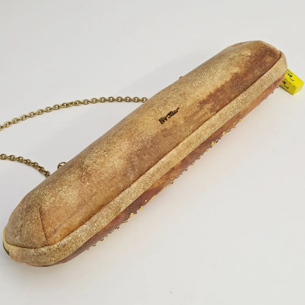 RARE BETSEY JOHNSON J'TAIME CARBS BAG-UETTE CLUTCH CROSSBODY BAG - Picture 13 of 15